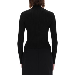 RIBBED TOP WITH BUCKLE