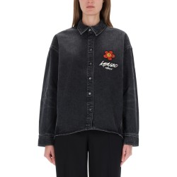 "WORKWEAR" SHIRT WITH KENZO X FUTURA 2000 EMBROIDERY