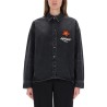 "WORKWEAR" SHIRT WITH KENZO X FUTURA 2000 EMBROIDERY