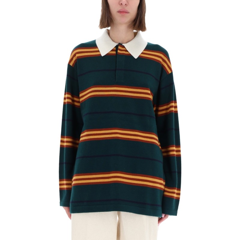 "STRIPED RUGBY" POLO SHIRT