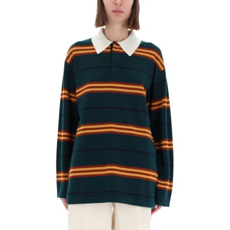 "STRIPED RUGBY" POLO SHIRT