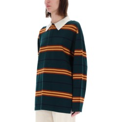 "STRIPED RUGBY" POLO SHIRT
