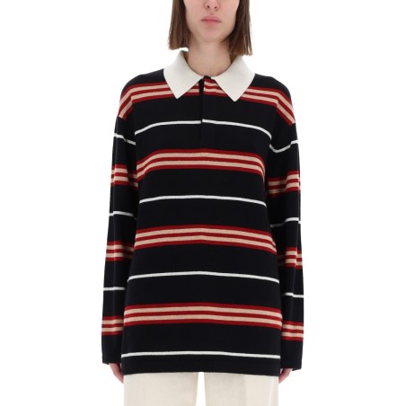 "STRIPED RUGBY" POLO SHIRT