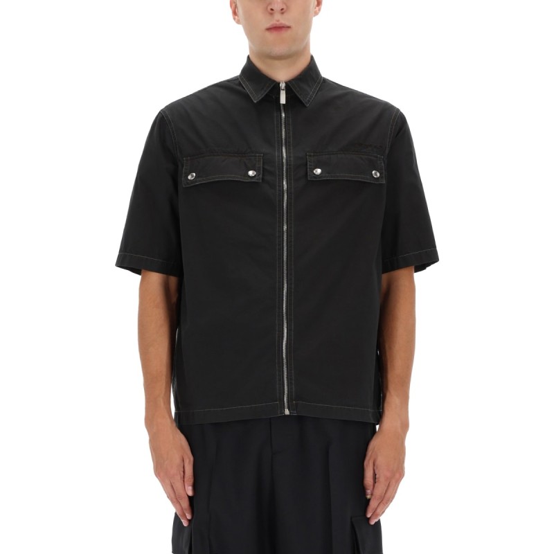 ZIPPERED "ARROW" SHIRT