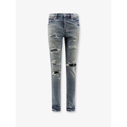 Slim Fit jeans wth destroyed effect
