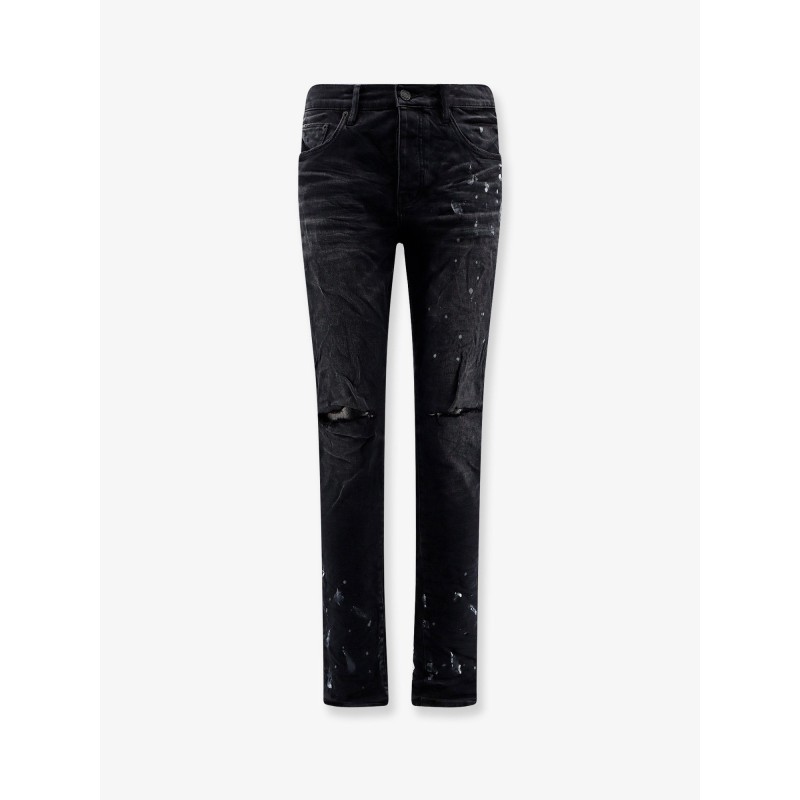 Slim Fit black denim jeans