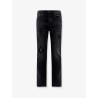 Dropped fit black denmim trousers