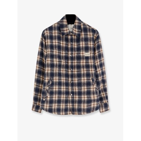 Madras pattern flannel jacket