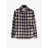 Madras pattern flannel jacket