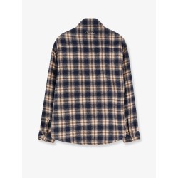 Madras pattern flannel jacket