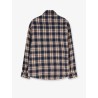 Madras pattern flannel jacket