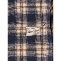 Madras pattern flannel jacket