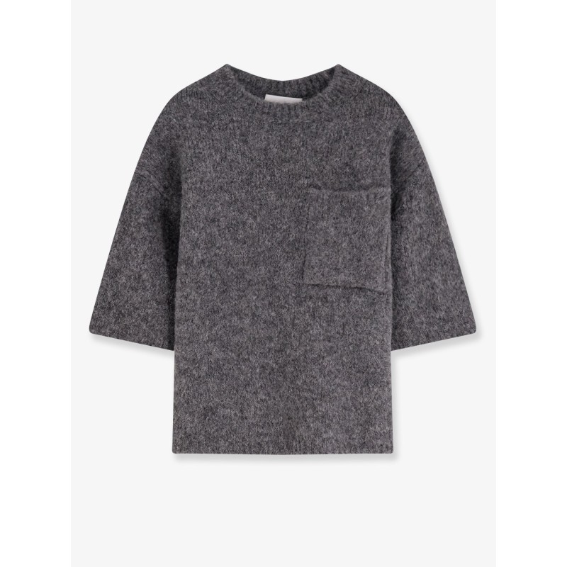 Stretch alpaca sweater