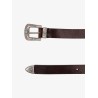 Leather pull-up belt