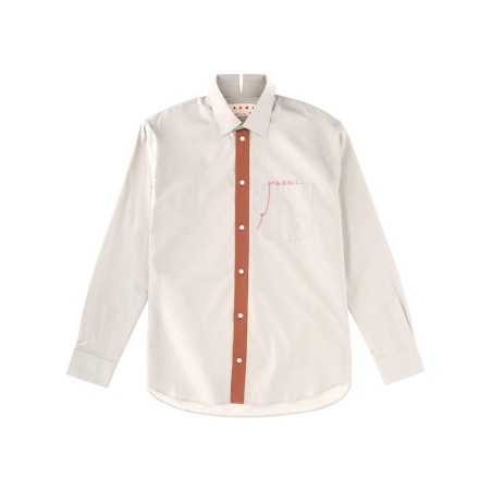 SHIRT WITH EMBROIDERED LOGO