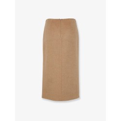 Curzio camel midi skirt
