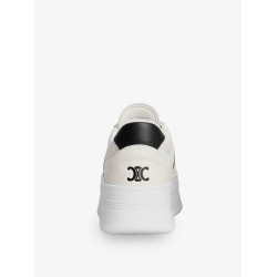 Leather Block sneakers with Triomphe logo on the back