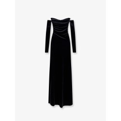 Julien velvet long dress