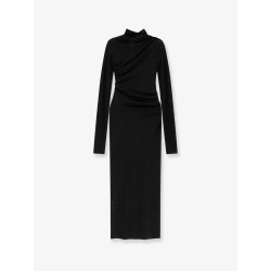 Olga viscose blend mesh dress