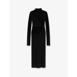 Olga viscose blend mesh dress