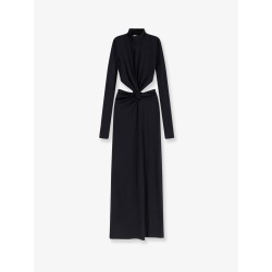 Leonie stretch fabric long dress