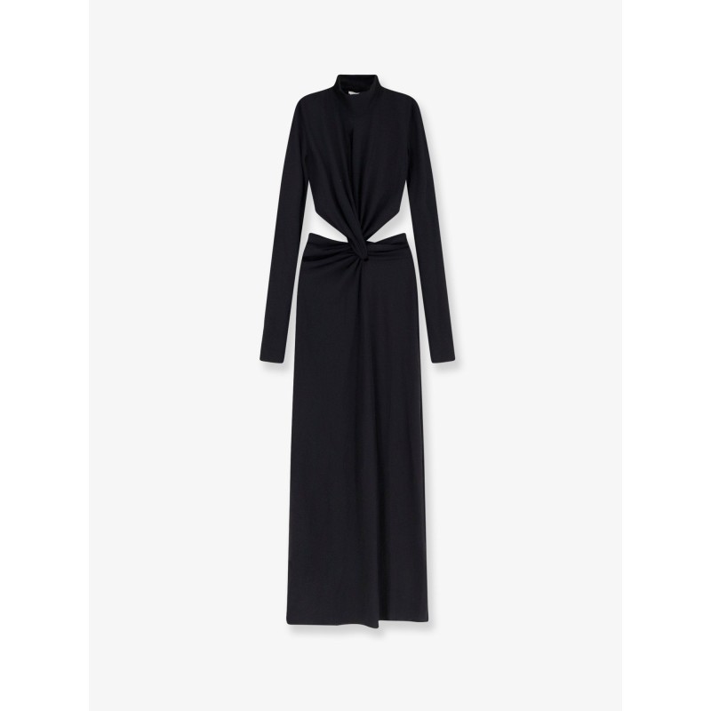 Leonie stretch fabric long dress