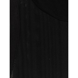 Blair perforated fabric body top