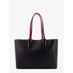 Cabata leather shoulder bag with studs