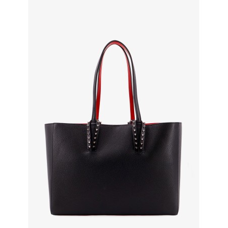 Cabata leather shoulder bag with studs