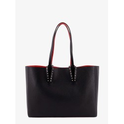 Cabata leather shoulder bag with studs