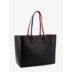 Cabata leather shoulder bag with studs