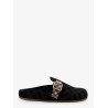 Urchin low velvet sandals