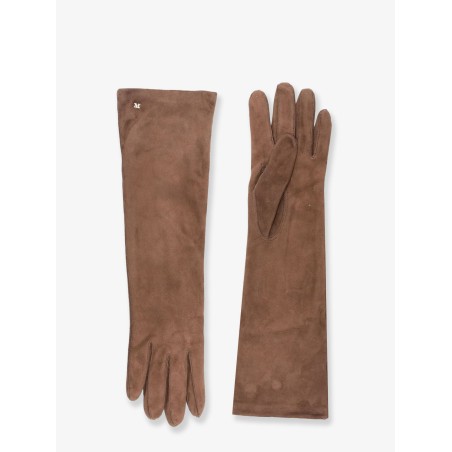 Afide long suede gloves