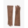 Afide long suede gloves