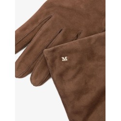 Afide long suede gloves
