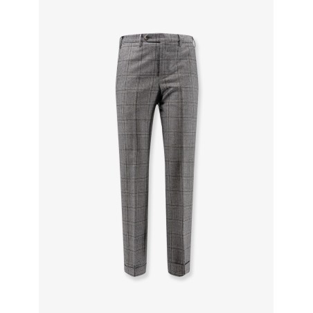 Madras virgin wool trousers
