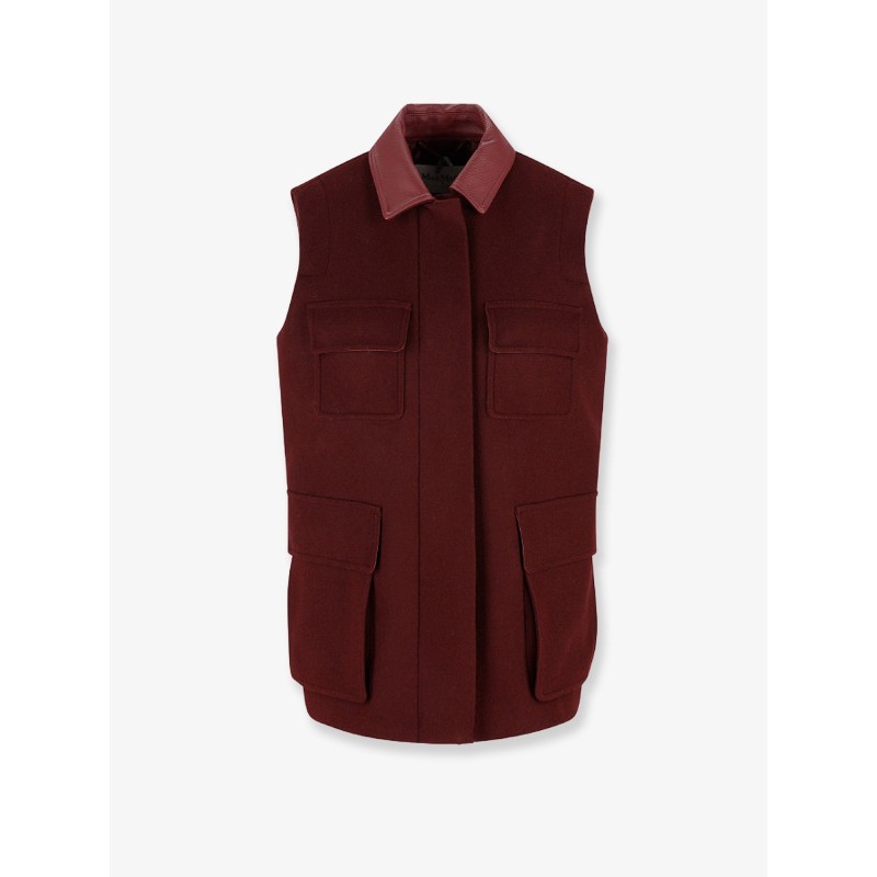 Aeroso wool, alpaca and cashmere sleeveless coat