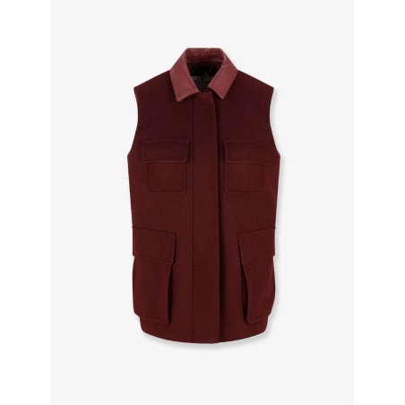 Aeroso wool, alpaca and cashmere sleeveless coat