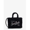 Vanity crossbody bag with embroidered logo on the front