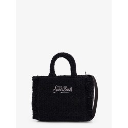 Vanity crossbody bag with embroidered logo on the front