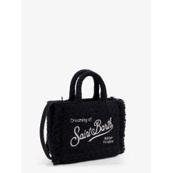 Vanity crossbody bag with embroidered logo on the front