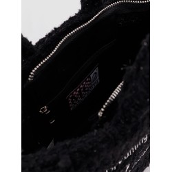 Vanity crossbody bag with embroidered logo on the front