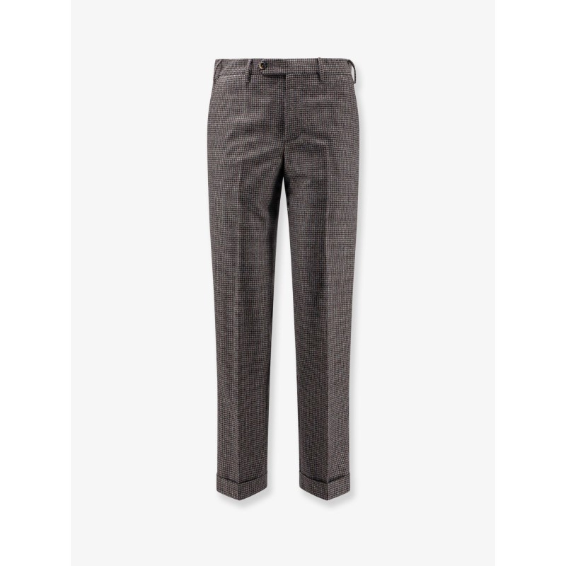 Madras wool trousers