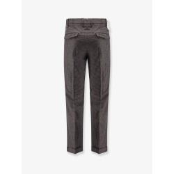 Madras wool trousers