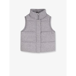 Focrina virgin wool and cashmere sleeveless jacket