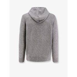 Hooded wool blend sweater