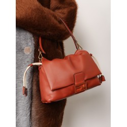 Mamma Baguette leather shoulder bag