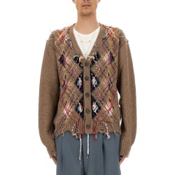 CARDIGAN WITH DIAMOND PATTERN