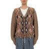 CARDIGAN WITH DIAMOND PATTERN