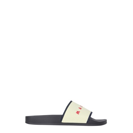 SLIDE SANDALS WITH LOGO